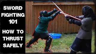 The Power of a Covered Thrust Longsword Technique [upl. by Kcinemod]