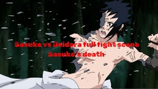 Sasuke vs Deidara Final fight anime naruto jiraya japaneseanime narutoshippuden sasuke dedara [upl. by Eifos]