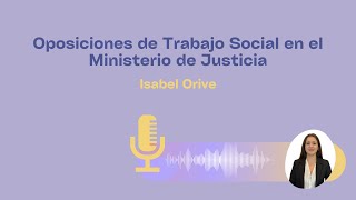 Oposiciones de Trabajo Social en el Ministerio de Justicia [upl. by Nauqat230]