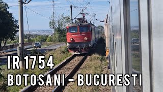 Botosani  Bucuresti  Calatorie si prezentare tren IR 1754 [upl. by Laktasic994]