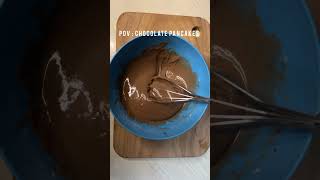 Chocolate pan cakes homemade [upl. by Compte5]