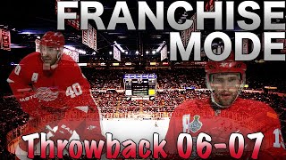 NHL 22 Throwback Franchise Mode  0607 Red Wings Roster Overview [upl. by Gildea900]