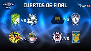 ASI SE JUGARAN LOS PARTIDOS DE LA LIGUILLA GUARDIANES 2020 [upl. by Eoj]