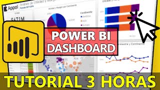 Tutorial Power BI  Creación de Dashboard en 3 horas [upl. by Podvin245]