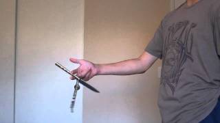 Balisong Tutorial Full Twirl Intermediate [upl. by Haramat]