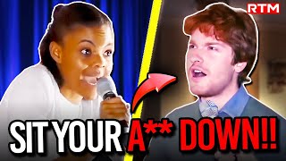 Woke Snowflake Steps Up To Candace Owens — Gets SHUT DOWN In Response [upl. by Sitnalta54]