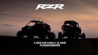 2022 RZR Wide Open Lineup Reveal  Polaris RZR [upl. by Aihsem]