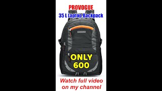 PROVOGUE 35 L Laptop Backpack Spacy unisex backpack with rain cover [upl. by Krever]