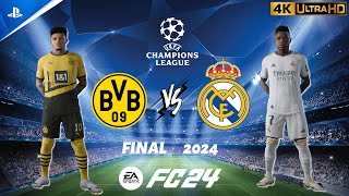 FC 24  Dortmund vs Real Madrid  Champions League Final 2024  PS5 4K 60FPS [upl. by Atena]