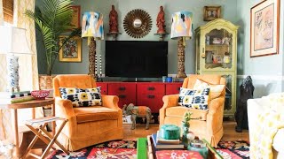 Colorful Maximalism In Boho Home ▸ South Carolina [upl. by Knox]