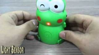 Lovely Frog Welcome Doorbell Wireless Light Sensor  Meritline item414149 [upl. by Etnomed]