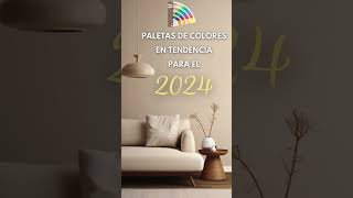 PALETAS DE COLORES EN TENDENCIA PARA EL 2024 [upl. by Kcirddahc]