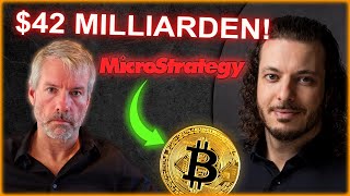 MicroStrategy will für 42 Mrd  BITCOIN kaufen🤯 Was ist Michael Saylors Plan [upl. by Apps]