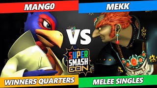 SSC 2023  Mango Falco Vs Mekk Ganondorf Smash Melee Tournament [upl. by Layne]