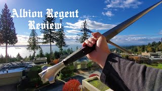 800 Longsword vs 4000 Longsword Albion Regent Review ft Darksword Armory Gothic Longsword [upl. by Itaws472]