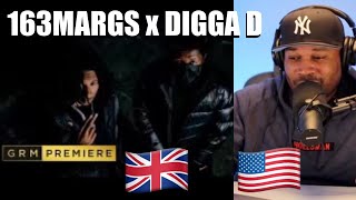 AMERICAN 🇺🇸 REACTS TO 🇬🇧 163Margs  Hide And Seek Feat Digga D [upl. by Ainad231]