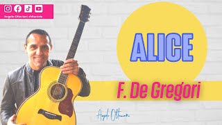 Alice  Francesco De Gregori  Accordi Chitarra [upl. by Esikram935]