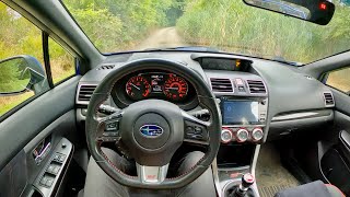 2017 Subaru WRX STI LiftedRally Suspension  POV Driving Impressions [upl. by Segroeg]