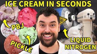 Making 11 Liquid Nitrogen Ice Cream Flavors That Shouldnt Exist [upl. by Saint]