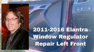 Hyundai Elantra How To Replace A Window Regulator [upl. by Riobard]