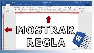 Como ver regla de Word en Office Word 2016 [upl. by Enneiviv]