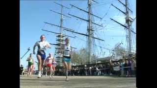 London Marathon  Marathon Running  Central London  Thames News  1992 [upl. by Kerril]