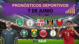 ✅⚽ PRONOSTICOS DEPORTIVOS VIERNES 7 DE JUNIO  APUESTAS BETFACIL [upl. by Pravit990]