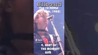 BILLBOARDS Top 10 Songs 42 YEARS AGO July 10th 1982 shorts 80smusic billboardhot100 toto [upl. by Nitsug]