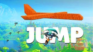 BUILDING THE WORLDS BIGGEST PLANE  Fortnite Battle Royale [upl. by Olivann]