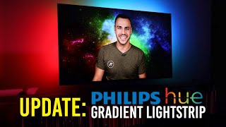 Philips Hue Gradient Lightstrip Update  Tips amp Tricks [upl. by Gunnar257]