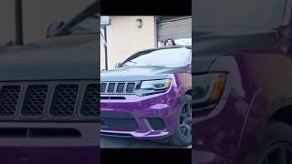 SRT Len’s Trackhawk wrap reveal youtube shorts trackhawk [upl. by Zanas]