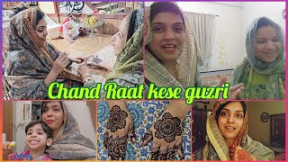 Eid ki khushi main Ammi or bajju k Mahndi lagai Pori raat kam main guzar gai My chand raat vlog [upl. by Jillian]