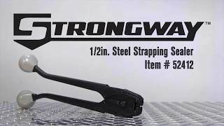 Strongway 12in Steel Strapping Sealer [upl. by Sacha588]