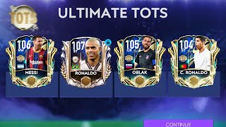 THE ULTIMATE TOTS PACK OPENING  CLAIMING PRIME ICON RONALDO R9  4X UTOTS CLAIMED  FIFA MOBILE 21 [upl. by Ahsenik]