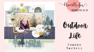 Outdoor Life  Scrapbook Layout BrambleFox [upl. by Ytok]