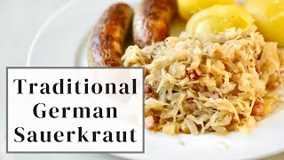 German Sauerkraut Recipe with Bacon [upl. by Woodring]