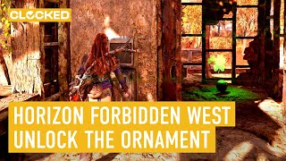 Horizon Forbidden West How to Find and Unlock the Ornament in The Daunt [upl. by Zarla]