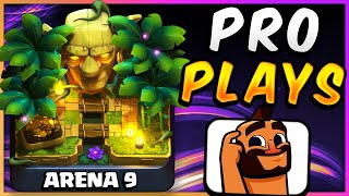 Pro Player SPEEDRUNS Arena 9 in Clash Royale [upl. by Nancee]