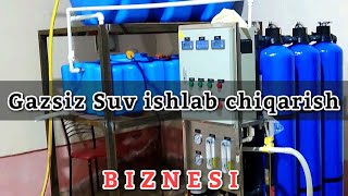 Suv ishlab chiqarish biznesi [upl. by Cyrilla]