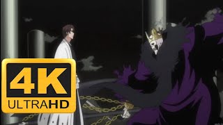 Sosuke Aizen vs Barragan Louisenbairn English Dub 4K [upl. by Udale519]