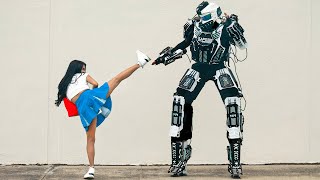 ROBOT PICKING UP GIRLS PRANK  HoomanTV [upl. by Yartnod]