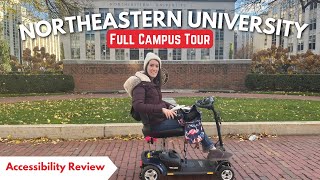 Northeastern University  Boston Campus Tour Vlog 2024  Accessibility Review w Student Interviews [upl. by Anirbed]