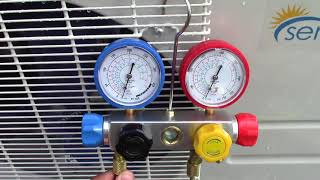 Part 3 MiniSplit Install Adding Refrigerant [upl. by Blunk]