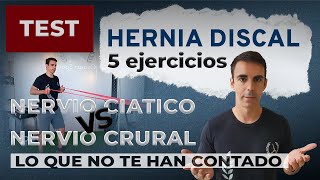 HERNIA DISCAL ► LO QUE NO TE HAN CONTADO DOLOR del nervio CIATICO versus DOLOR del nervio CRURAL [upl. by Nagiam986]