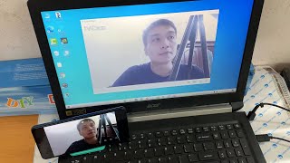 How to use mobile phone as a PC webcam via WiFi  iVCam Setup Tutorial [upl. by Yekim]