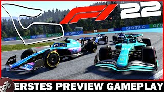 F1 22 GAMEPLAY Österreich Handling KI Schadensmodell testen ERSTES Spielberg Rennen mit ALPINE [upl. by Airotcivairam]