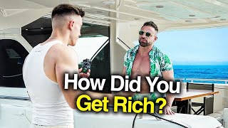 Asking Yacht Owners How They Got RICH [upl. by Lukey832]