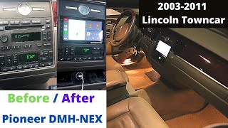 Project Car Update 2005 Lincoln Towncar Pioneer DMH2660Nex [upl. by Pulling]