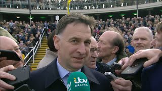 Henry de Bromhead after Honeysuckles second Champion Hurdle win [upl. by Ekoorb853]