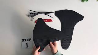 NICEDACK MTB Mudguard Installation Video Front and Rear Bicycle Mudguard Set [upl. by Shing]